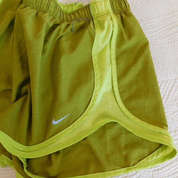 NWOT Nike Tempo Dri-Fit brief lined mesh panel green athletic running shorts XL - Picture 5 of 16